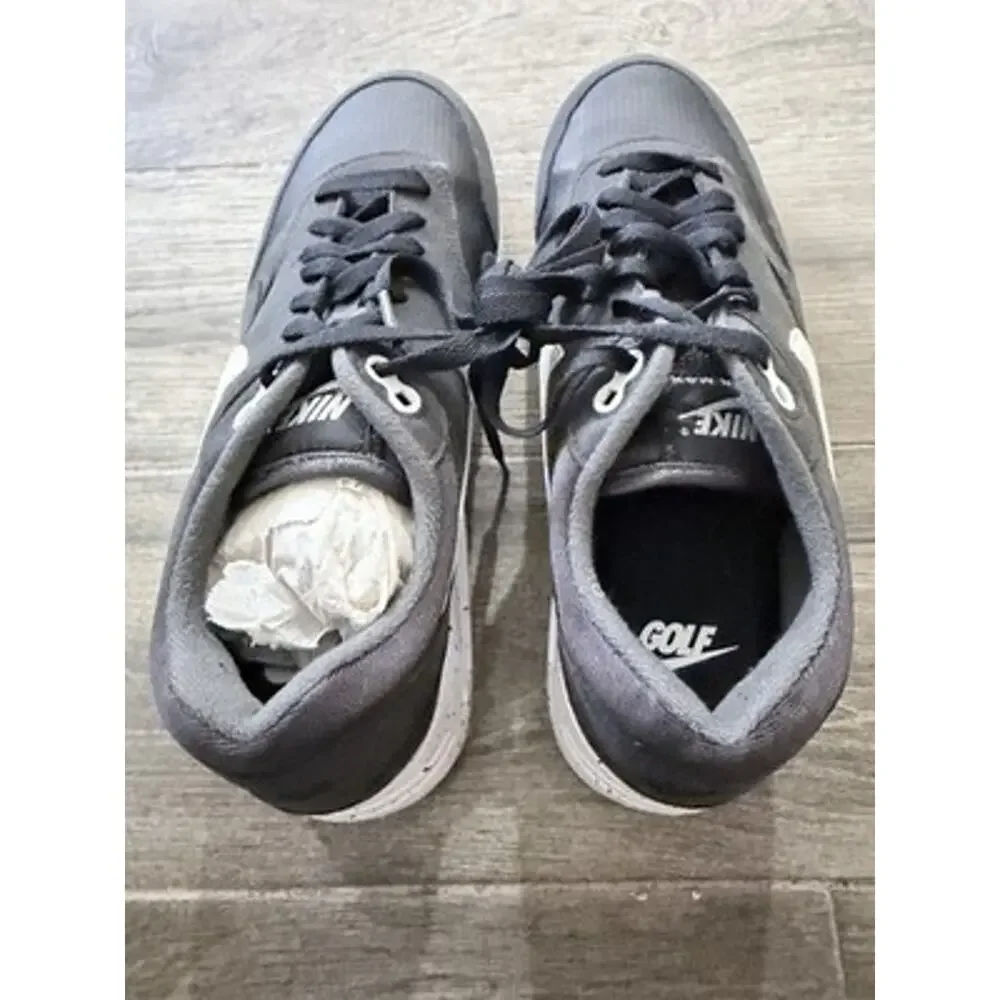 Nike Air Golf Shoes Men’s Black And White Speckled Sole Size 9.5 New But Sample